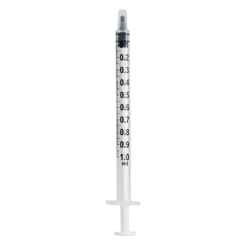 Graduated Luer Slip Syringe (1ml) - Box of 100