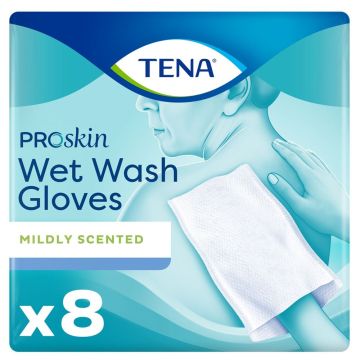 TENA Proskin Wet Wash Gloves