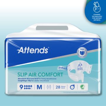 Attends Slip Regular 9 Medium  -  Pack 28