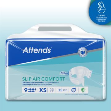 Attends Slip Regular 9 Extra Small - Pack 32