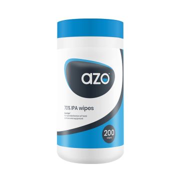 AZOWIPE Hard Surface Decontamination Wipes - Tub of 200