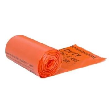 Orange Clinical Waste Sacks 325x635x915mm - Case 200