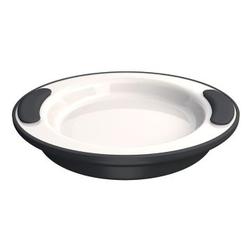 Ornamin Anthracite Keep Warm Plate (25.5cm) - Each