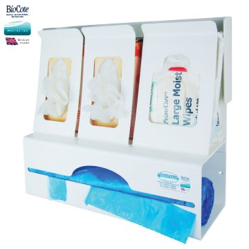 Aprons Gloves & Wipes Dispenser