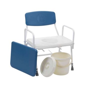 Replacement Pan and Lid for Static Bariatric Commode (EB-1156 & EB-1157) 