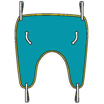 Standard Universal Sling with Head Support Small Clip Style