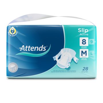 Attends Slip Active 8 Medium - Pack 28