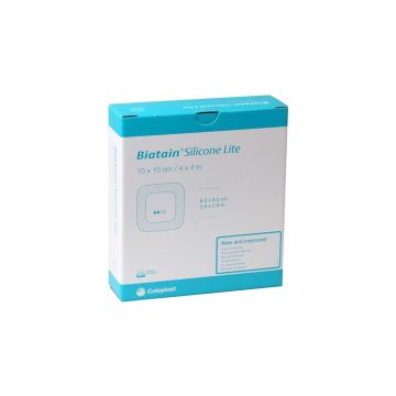 Biatain Adhesive Silicone Dressing 10 X 10Cm - Case Of 10
