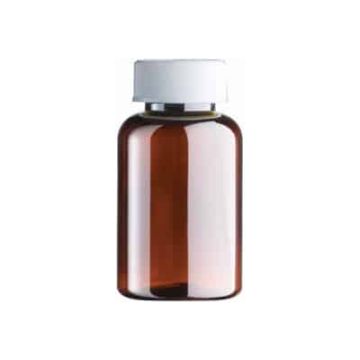 UnoPac Amber PET Round Tablet Bottles (Pre-Capped) 25ml - Case of 250