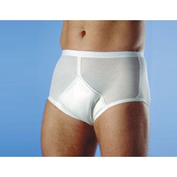 Traditional Y-Front 200Ml White Medium - Each