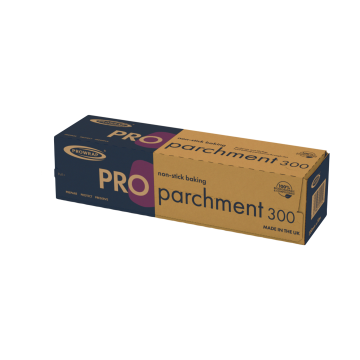 Baking Parchment in Disposable Cutter Box 30cm Wide x 50m - EACH