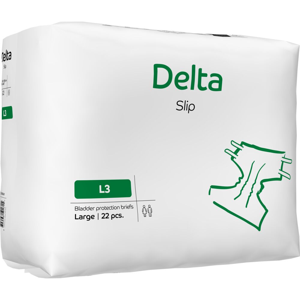 Delta-Slip L3 Green - Large all in one - 22 Pack