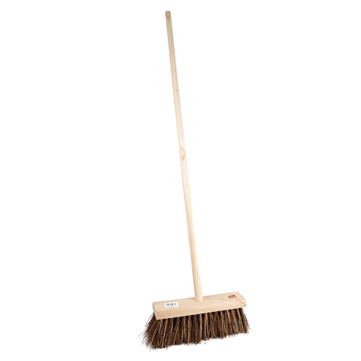 13" Square Head Broom with 55" Wooden Handle - Each