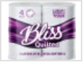 Toilet Roll Bliss Quilted Extra Soft 3ply - Case of 40