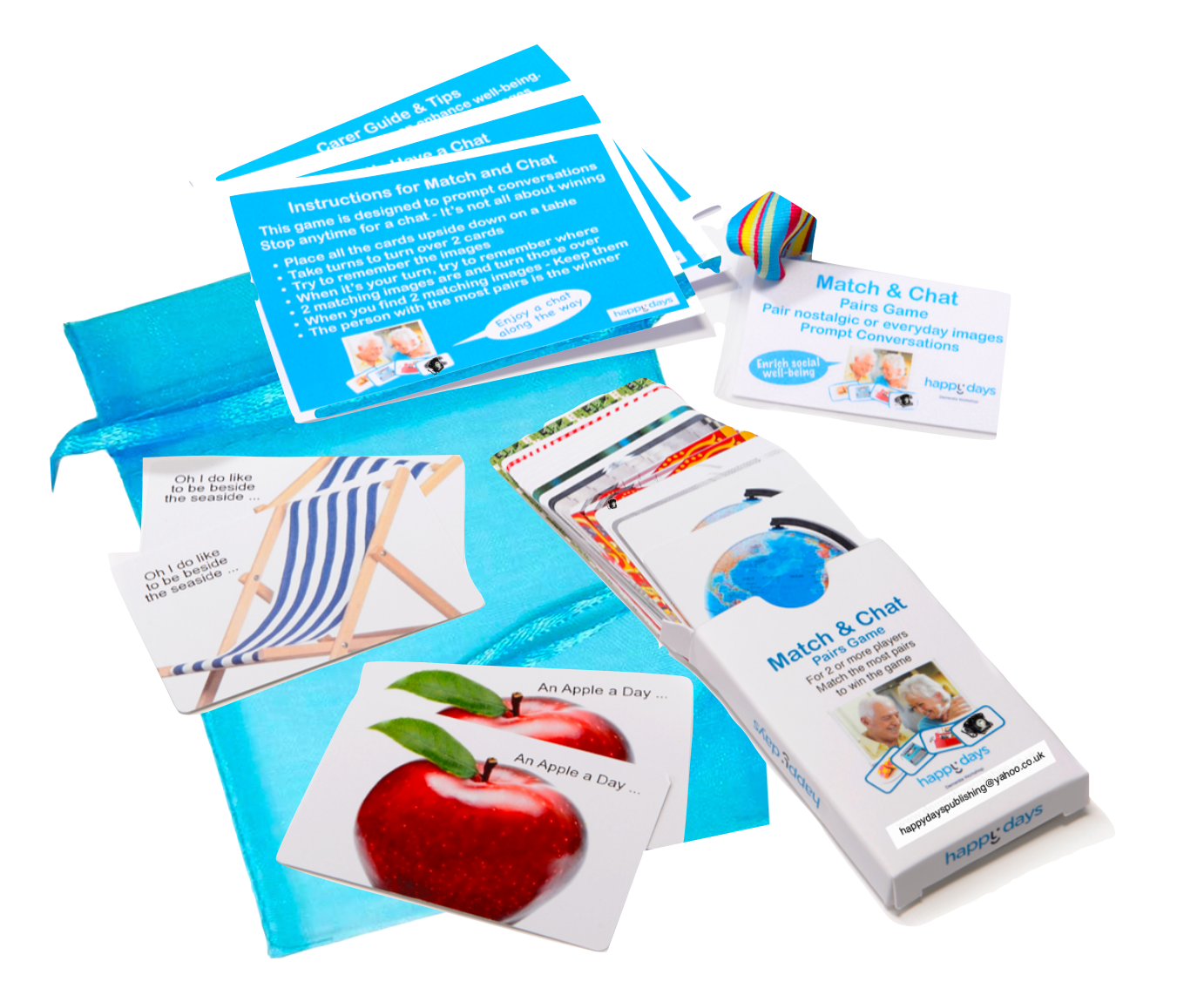 Match and Chat - Reminiscence Card Pairs Game - Pack 5