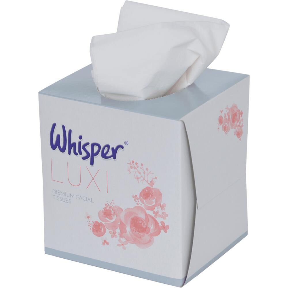 2 Ply White Cube Tissues (70 Sheets)