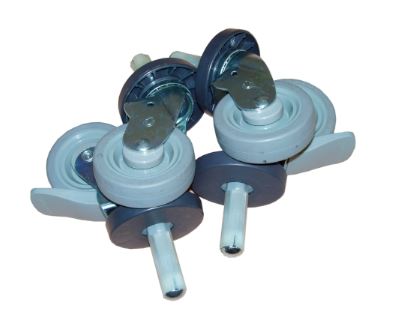 Laundry Cart Wheels Push Fit- Set 4