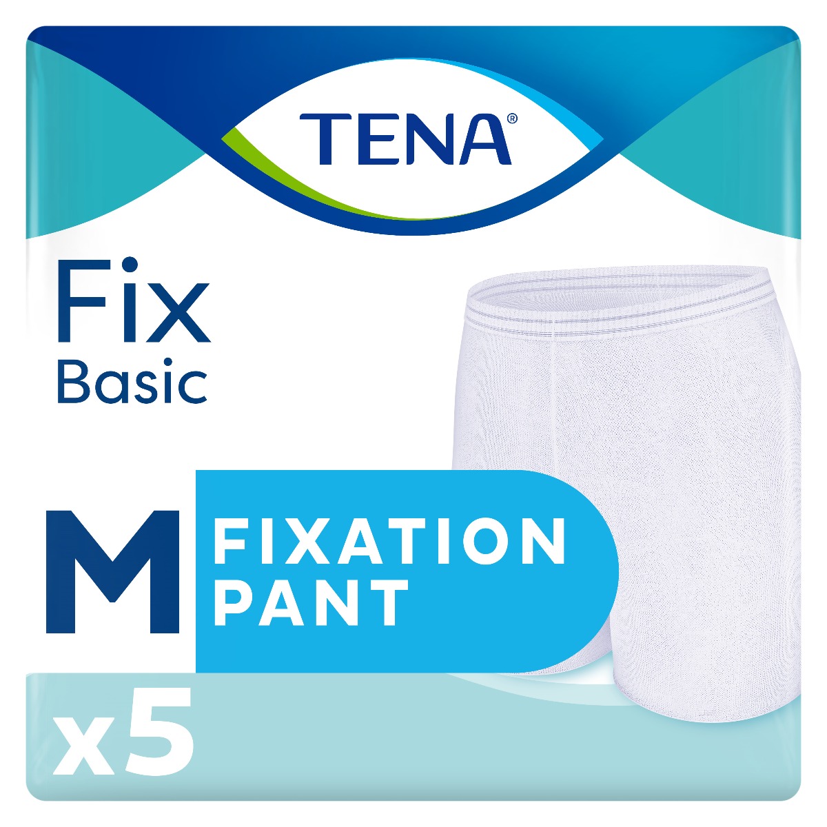 TENA Fix Basic Fixation Pants - Medium - 5 Pack