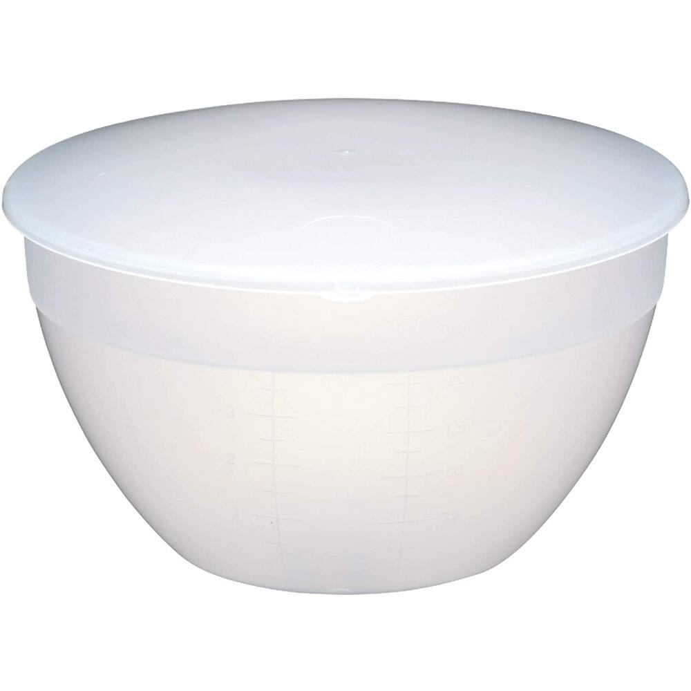 Pudding Basin With Lid - 1.7L Polypropylene - 110mm X 178mm - EACH