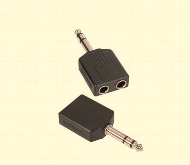 Adaptor for ENS System ( 2 x ¼” Jack Sockets to ¼” Stereo Jack (wired between tip & Ring). - Each