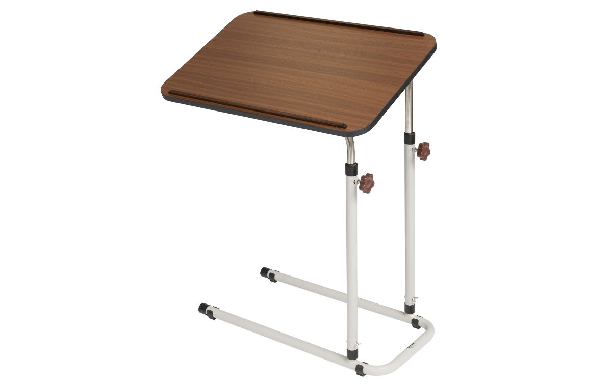 Overbed Table Static Walnut  -  Each