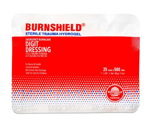 Burnshield Hydrogel Digit Dressing 2.5cm x 50cm  -  Each