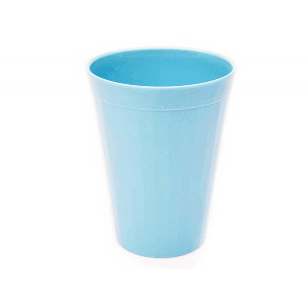 Tumbler Polycarbonate Blue Fluted 7oz