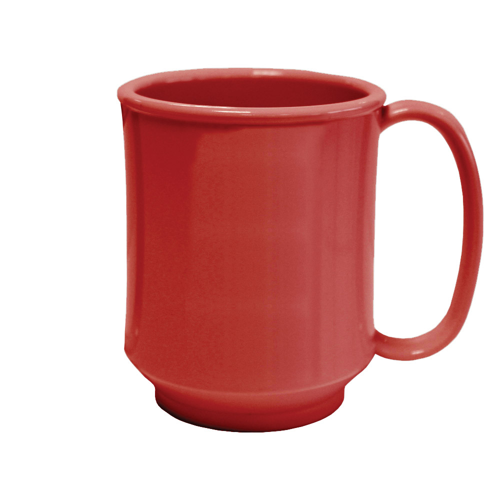 Single Handle Melamine Mug - Red