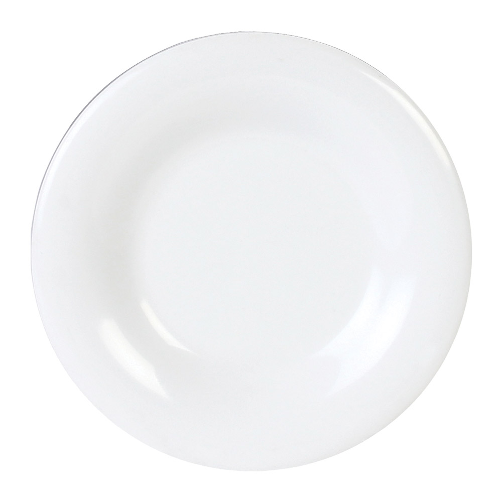 White Melamine Dinner Plate - 23cm