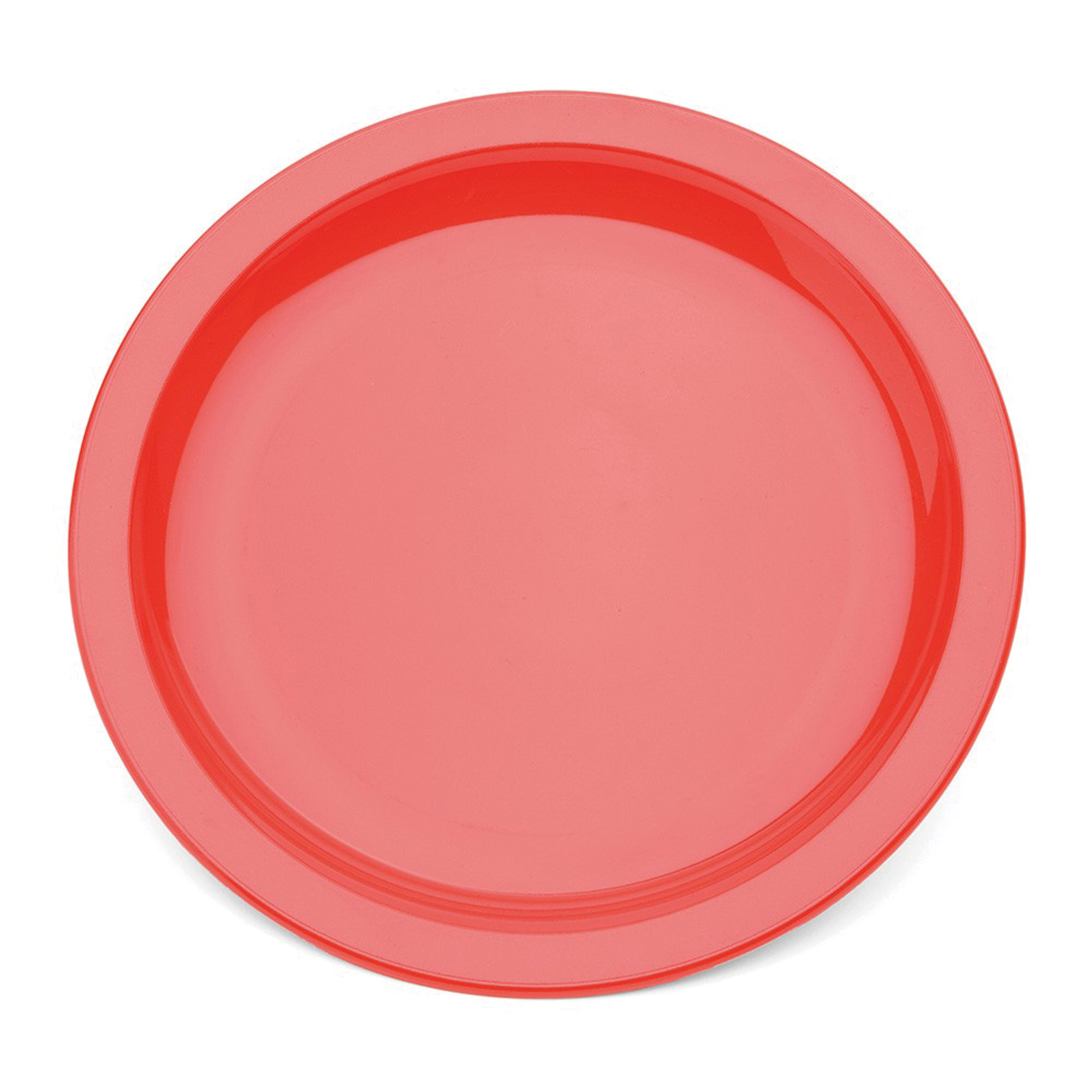 Polycarbonate Side Plate 17cm Red