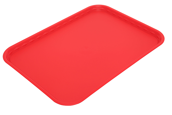 Tray Polypropylene Flat 41 X 30Cm - Red
