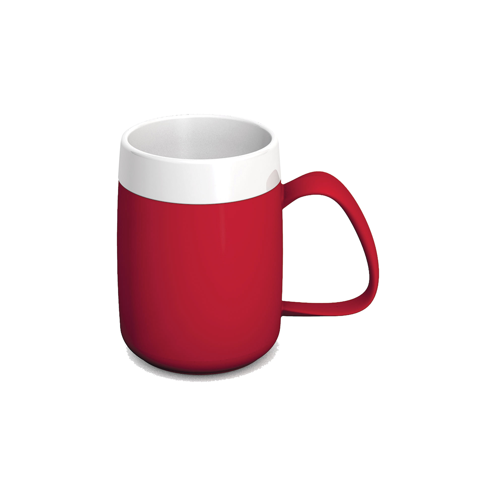 One Handled Mug With Internal Cone Red - Each