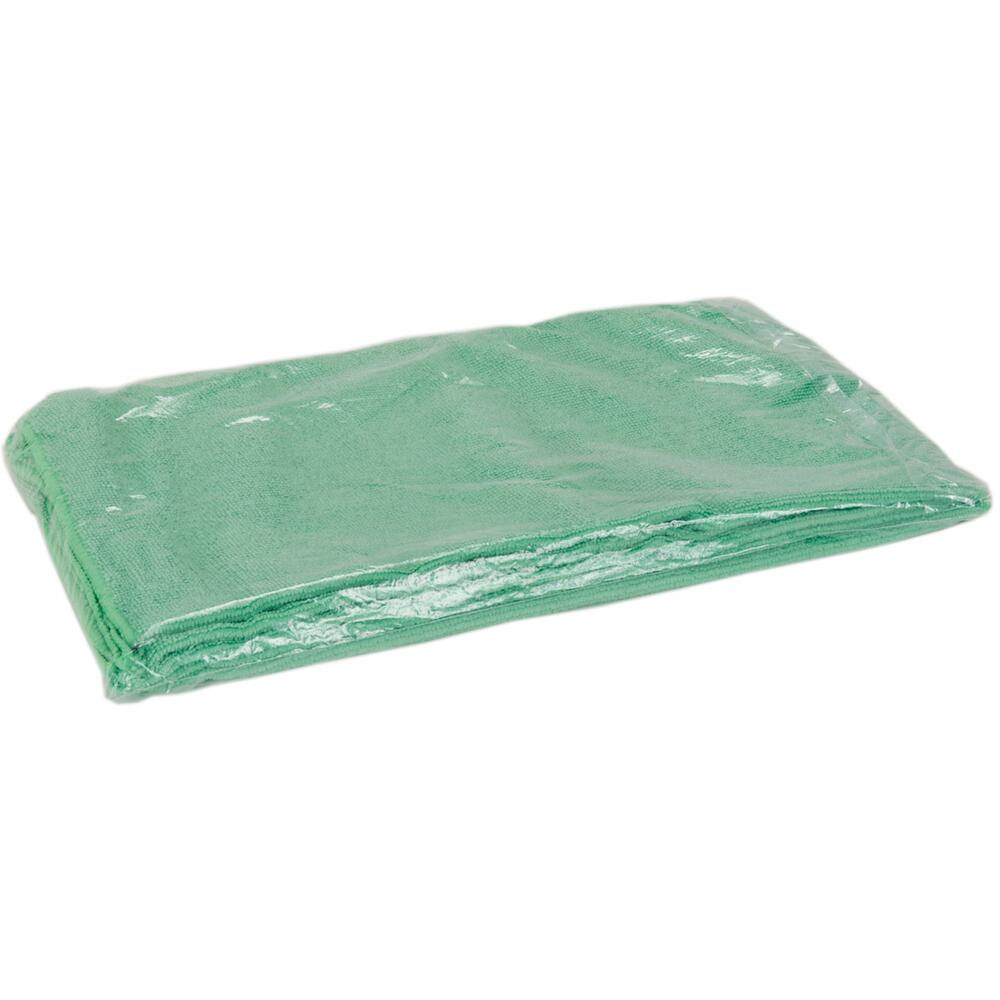 Microfibre Cloth Green (40cm x 40cm)  -  Pack of 5