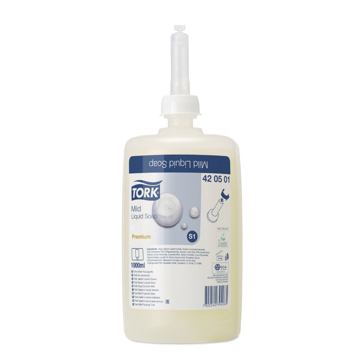 Tork Mild Liquid Soap 1000Ml - Case Of 6