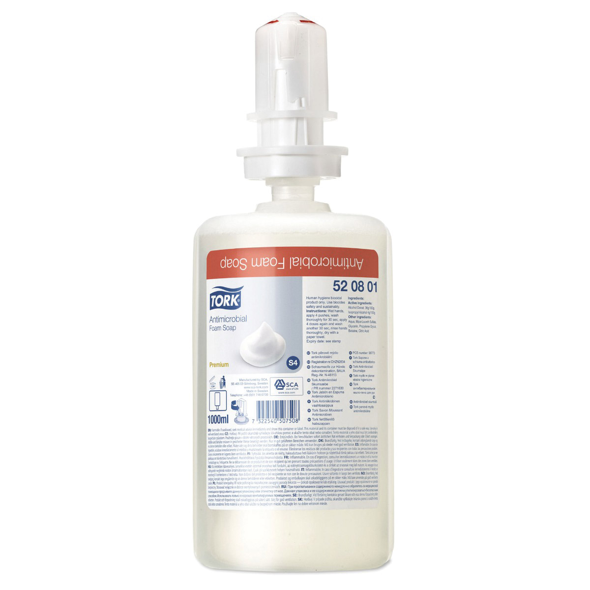 Tork Antimicrobial Foam Soap 1000Ml - Case Of 6