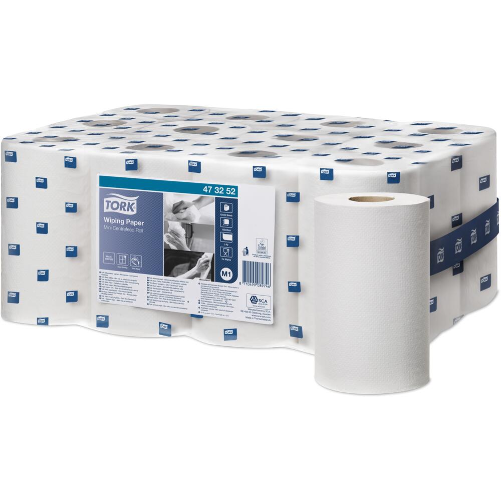 Tork Wiping Paper Plus 1-Ply Multi-Purpose 120M - Case Of 12