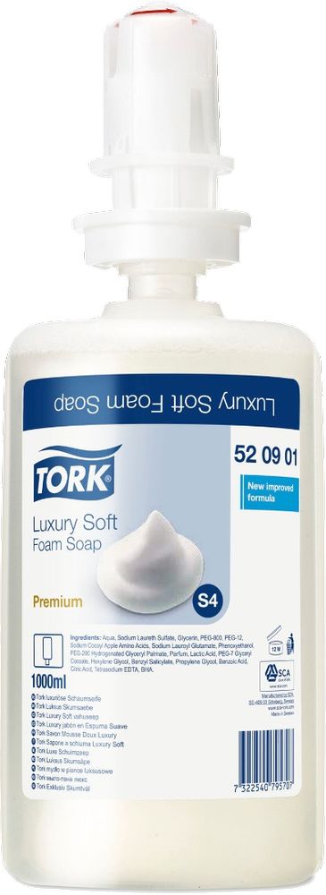 Tork Luxury Soft Foam Soap - 1000ml - Each