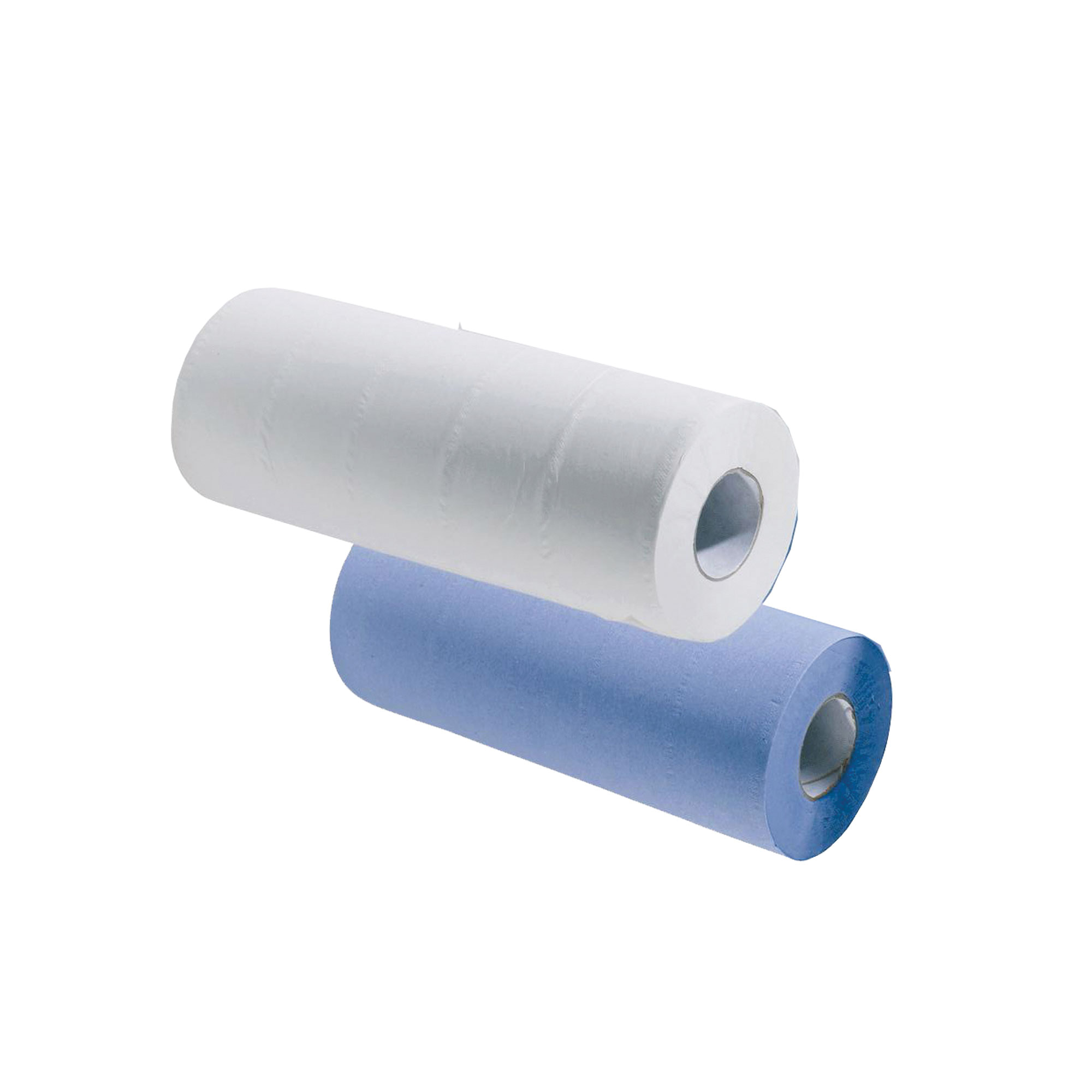 Blue 25cm 1 Ply Towel Rolls