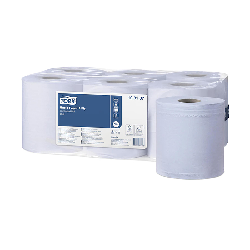 Tork Basic Paper Blue Centrefeed 2Ply M2