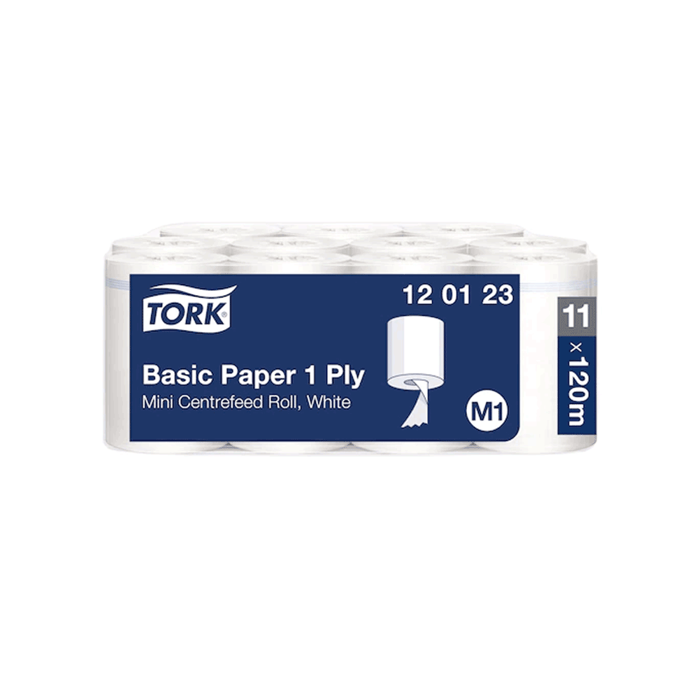 Tork Basic Paper 1Ply Mini Centrefeed - Case 11