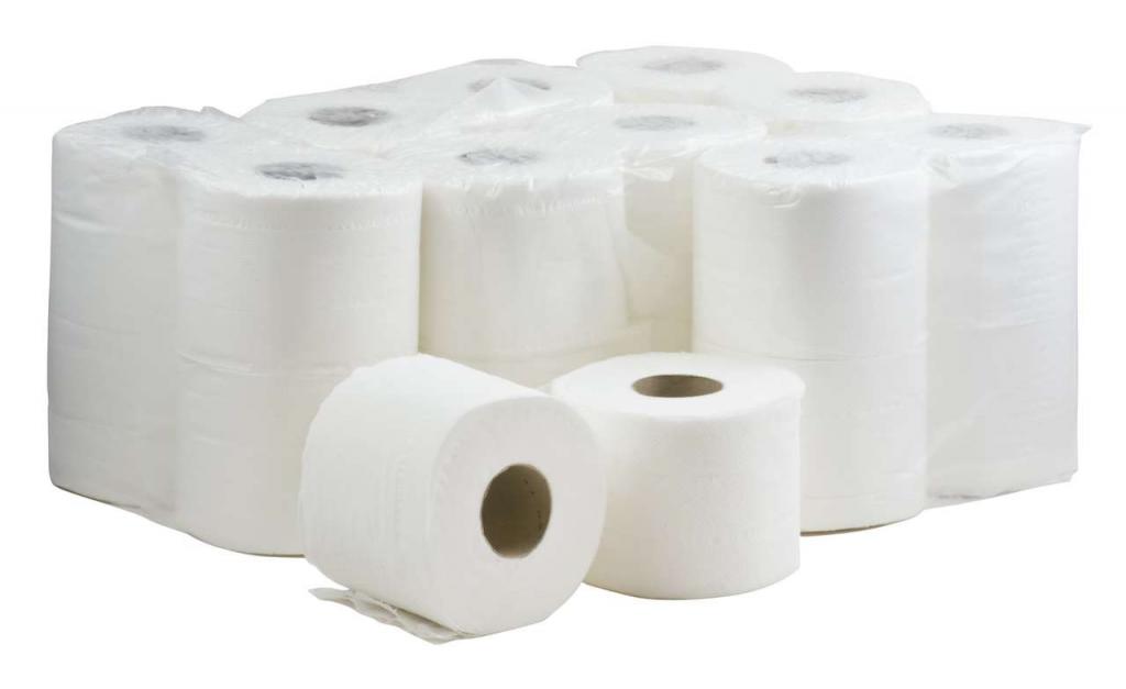 Toilet Roll - 2ply Economy White - 320 Sheet - Case 36 