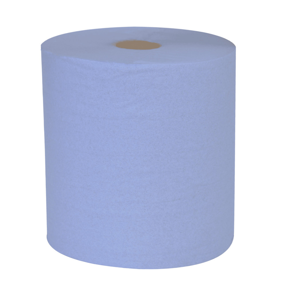 2Ply Blue Mini Centre Feed 175mm x 80mm - Case of 6