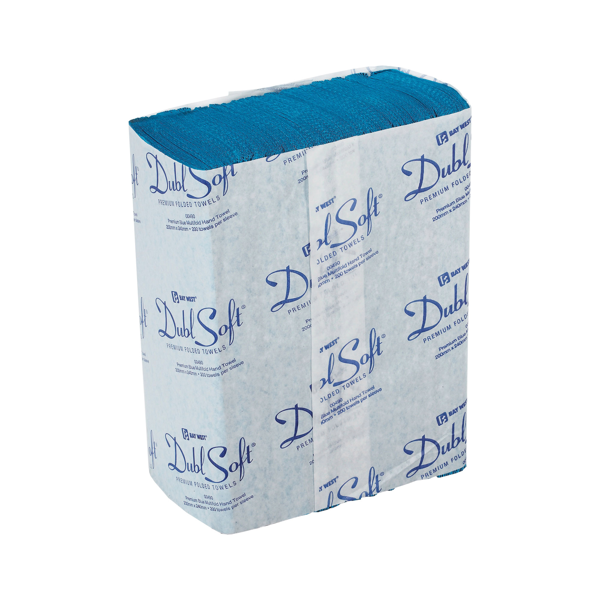 Bay West Z-Fold Paper Towels - Blue