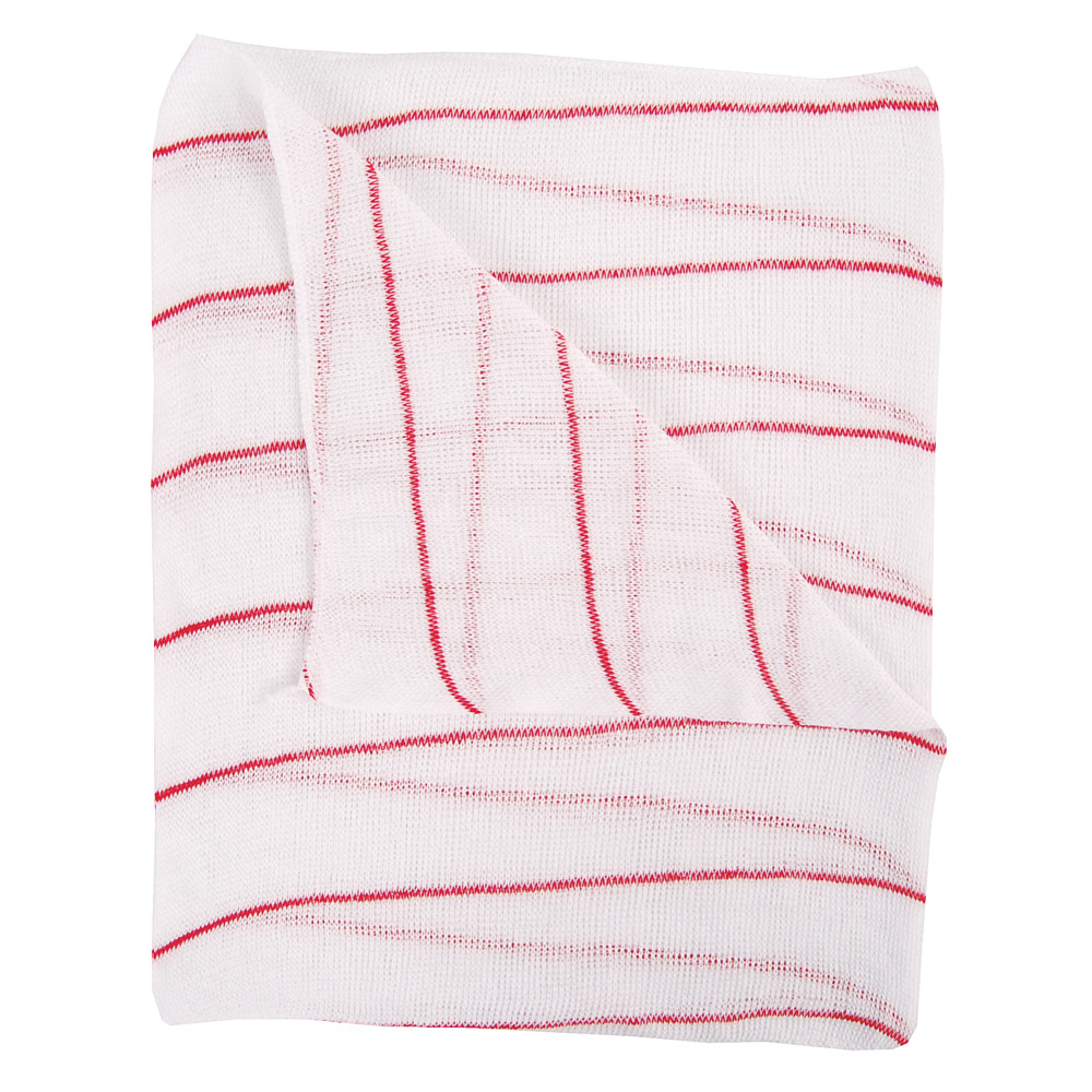 Striped Dishcloth - Red