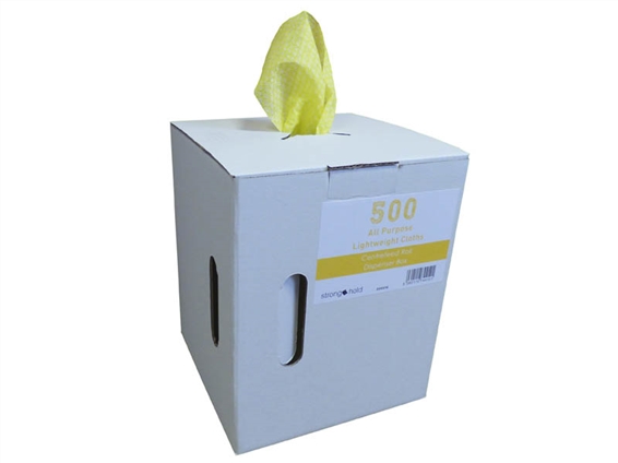 All Purpose Wipes Roll Box - Yellow