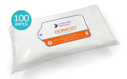 Dermoist Skin Cleansing Wet Wipes - Pack 100