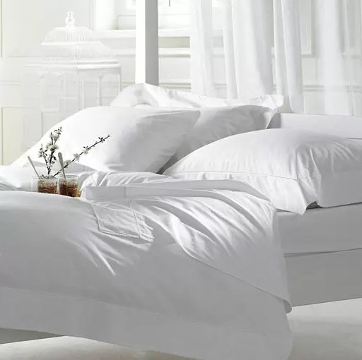 Double Duvet Cover Poly Cotton White