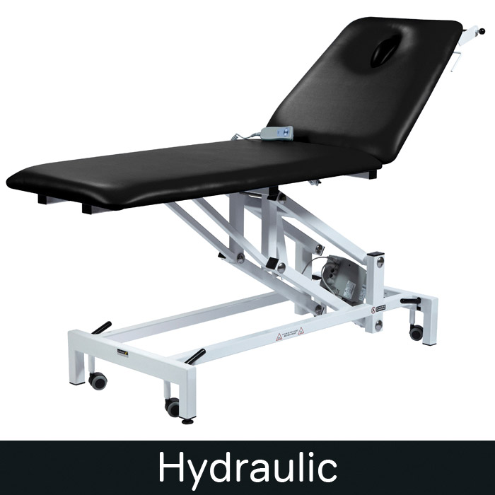 2 Section Examination Couch - Hydraulic
