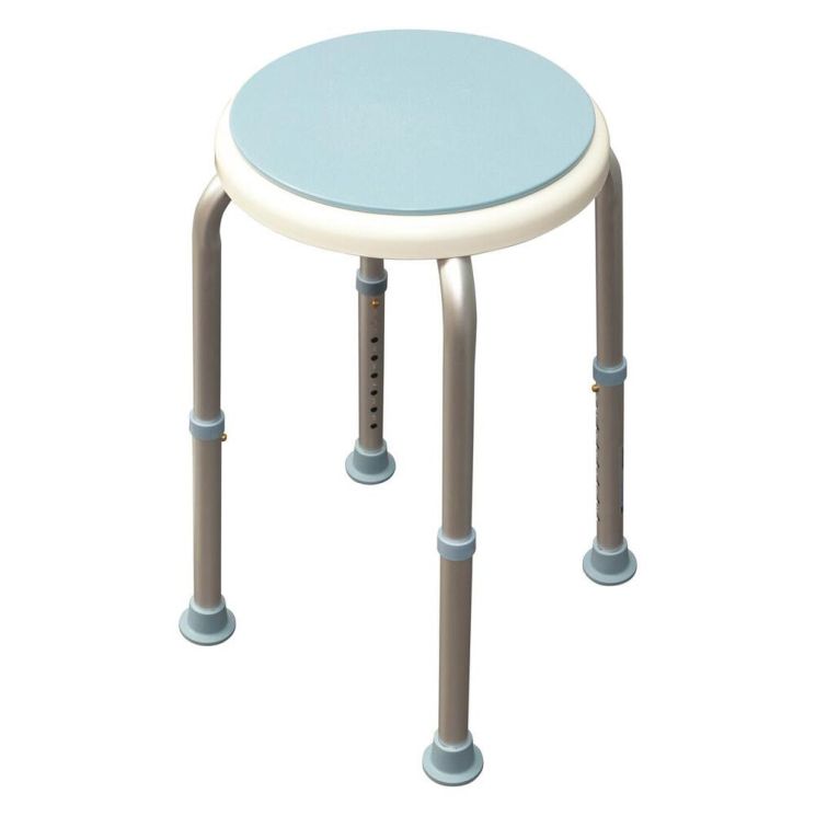 Bath Stool with Rotating Seat - Each