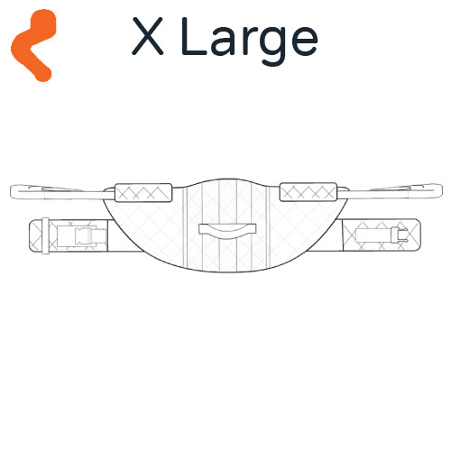 Stand-Aid Sling X Large Keyhole Clip